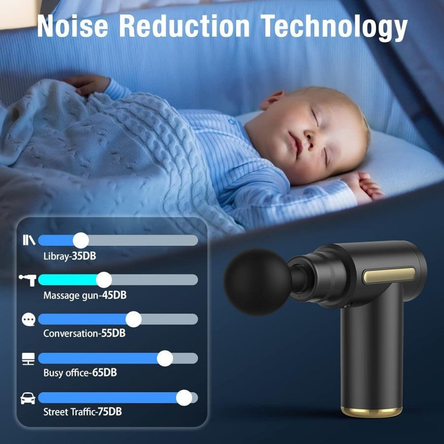 PILAXIO Portable Massage Gun (USB-C Charging)