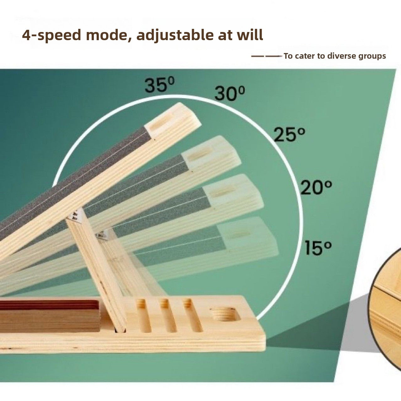 PILAXIO Adjustable Calf Stretch Board