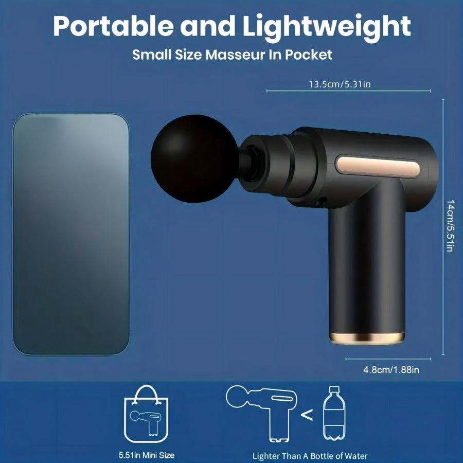 PILAXIO Portable Massage Gun (USB-C Charging)