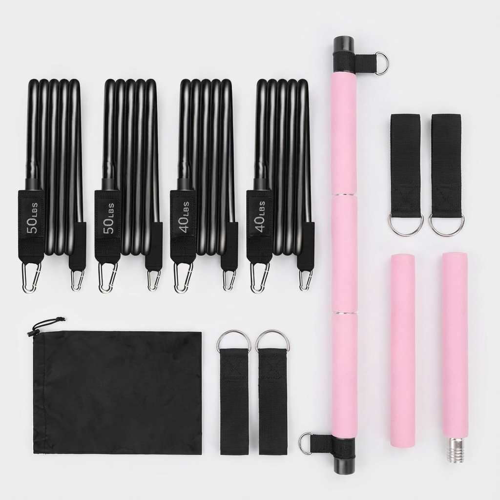 PILAXIO Pilates Resistance Bar (Fitness Stick) – Full-Body Mobility & Toning (40cm)